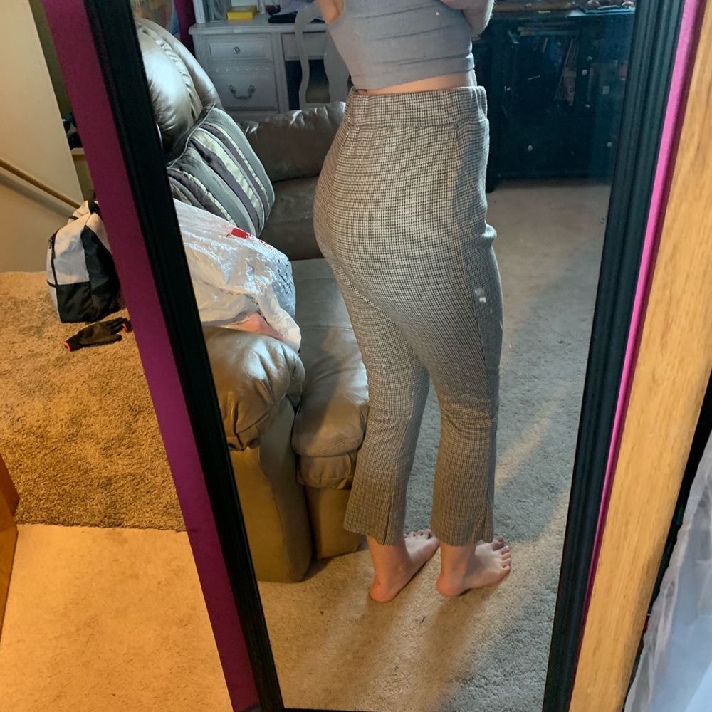 !! SOLD !! high waisted plaid pants!